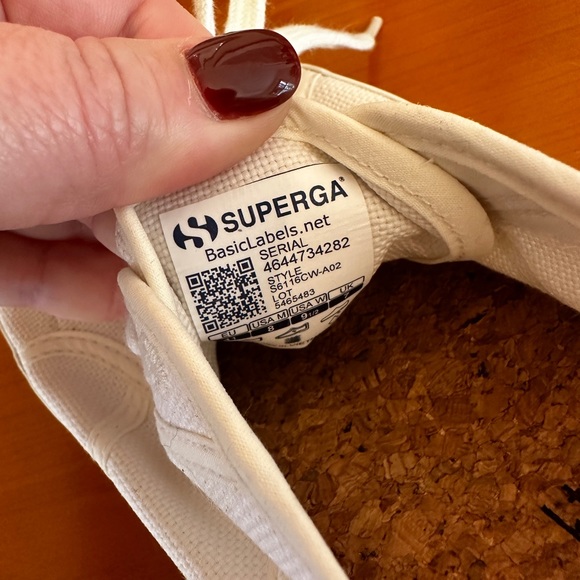 Superga 2402 Mule Sneakers in Canvas, Cork Footbed, Size 41 10 Superga - Picture 7 of 7